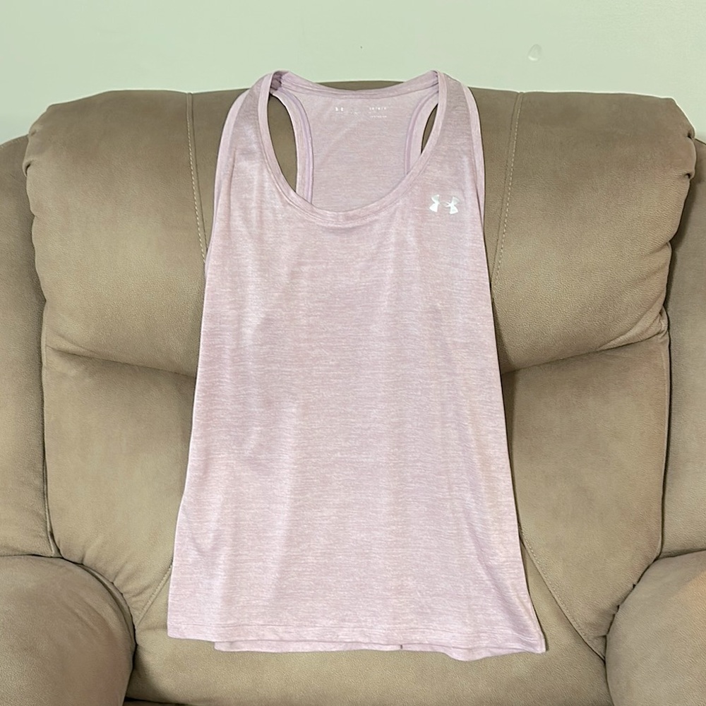 Under Armour Light Purple Sleeveless Tank Top